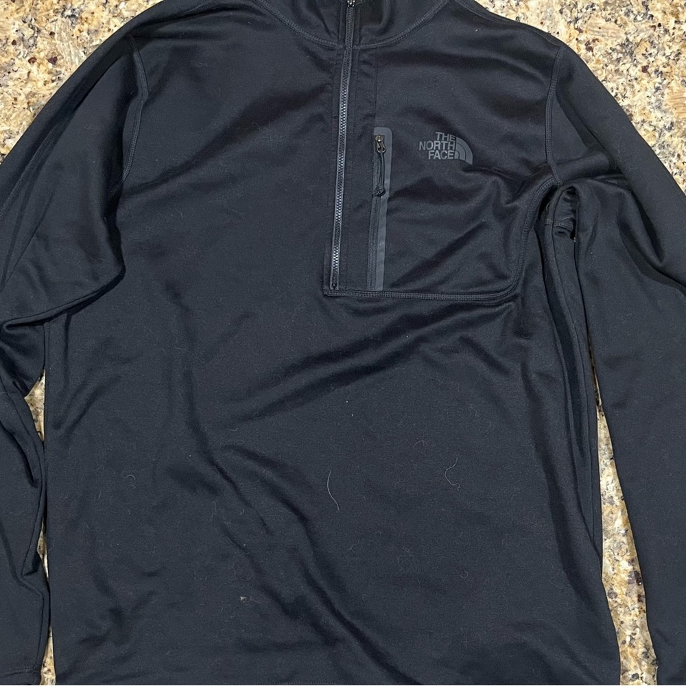 The North Face Midnight Black Half-Zip Top